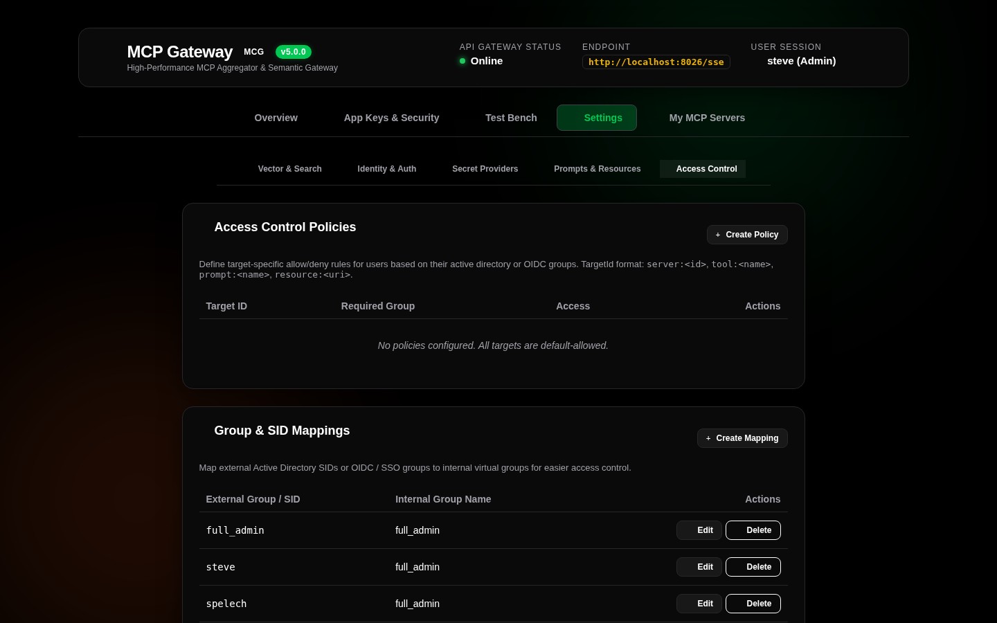 System Settings Overview